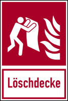 Brandschutzzeichen, Kombischild Löschdecke - ASR A1.3 (DIN EN ISO 7010)