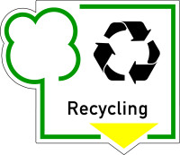 Abfallkennzeichen, Recycling, Folie