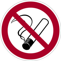 Verbotsschild, Rauchen verboten - praxisbewährt