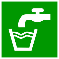 Rettungszeichen, Trinkwasser - ASR A1.3 (DIN EN ISO 7010)